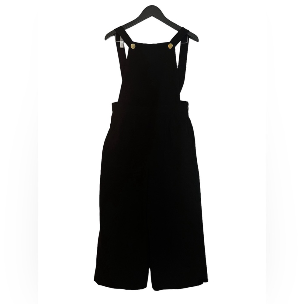 Zara Black wide leg/culotte jumpsuit. Size M.